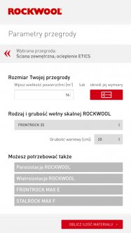 Maszyny i urządzenia - Nowa aplikacja mobilna Rockwool dla wykonawców: Kalkulator ilości wełny