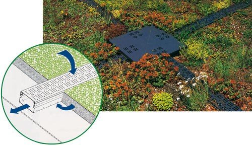 Dachy zielone - Drenaż zielonych dachów w systemie SEMIRAMIS
