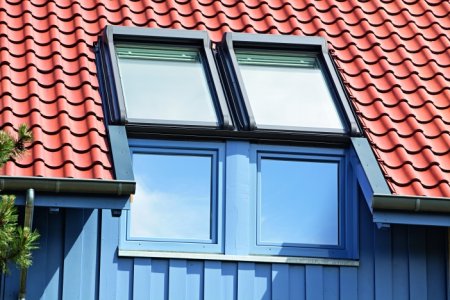 Okno w dachu - Okno Designo R1 – perspektywa pełna światła
