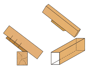  - Podstawowe złącza ciesielskie w konstrukcjach więźby dachowej z drewna